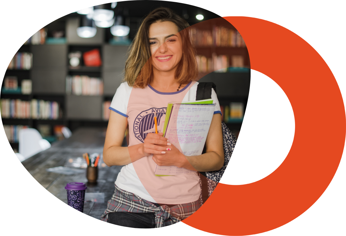 Étudiante en alternance